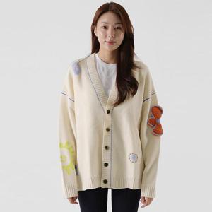 알렉산더맥퀸 MCQ 오버핏 가디건 아이보리 700510 RTN03 9004