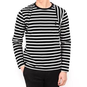 알렉산더맥퀸 남성 스컬 스트라이프 긴팔 티셔츠 453137 QIX15 1098