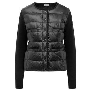 몽클레어 24FW 니트 믹스 패딩 자켓 블랙 J2 093 9B000 25 M1131 999