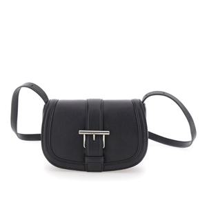 알렉산더맥퀸 T-바 블랙 레더 사첼 백 827113 1MAAD1000