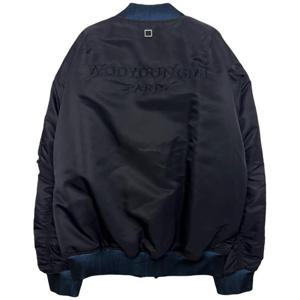 25FW 우영미 백로고 MA-1 항공점퍼 블랙 W253JP07946B