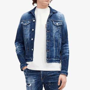 디스퀘어드2 이지 댄 데님 남성 청자켓 S74AM1563 S30664 470