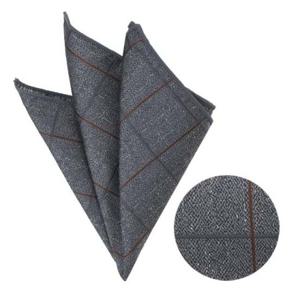 와인 라인 그레이 행커치프