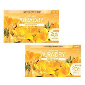아우라 건조기시트 퍼퓸맥스 윌유메리미 100매 2개