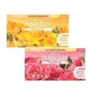 아우라 드라이시트 퍼퓸맥스 100매 2종 (스윗만다린+윌유메리미)