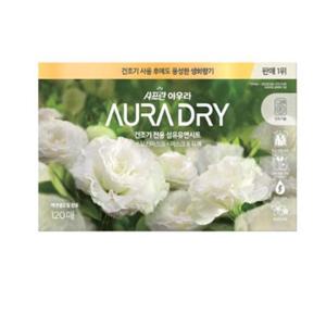 아우라 건조기용 드라이시트 스모키머스크 120매