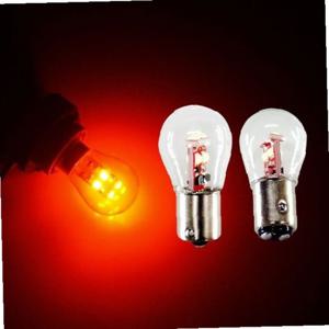 12V 브레이크등/깜빡이 S25 양면6발 LED램프 레드