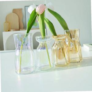 무지개 빈티지화병 오로라 홀로그램 유리화병 인테리