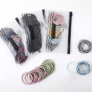 심플 슬림 기본 머리끈 100p X3개 헤어끈 머리고무줄