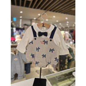 [블루독베이비] 26 SS(BE)BI 자가드 바다수트(4611360409)정장 신생아 백일 돌 간절기 선물 조카 유아 아가