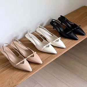 여성 리본 하이힐 122304 스틸레토 슬링백