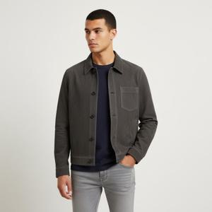 AMI 스웨이드 오버셔츠 (HJK203 506 081)