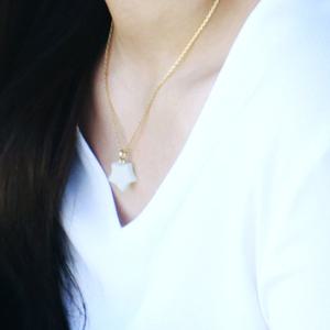 JADE U 제이드유 춘천옥 별 팬던트 옥목걸이 J-613