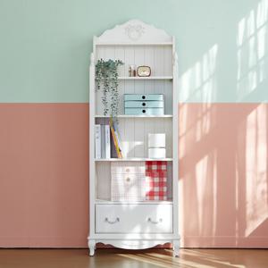 베스트리빙 퀸앤 화이트 엔틱 원목 학생 책장