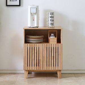 토니아 천연도장 18T 고무나무원목 수납형 전자렌지대