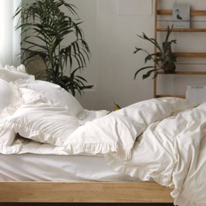 [파르페by알레르망] 내추럴 30수 순면 침구 홑겹이불 Q