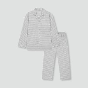 [JAJU/자주] 남 스마트 코튼 10부 파자마 세트_라이트 그레이