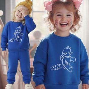 [코코비]총총캣set 기모 상하복 아동복 등원복