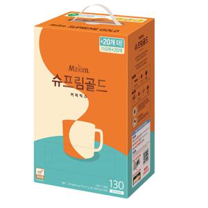 맥심 슈프림골드 커피믹스 130T+텀블러