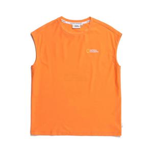 [내셔널지오그래픽 키즈] K232URG670 백로고 워터 슬리브리스 ORANGE