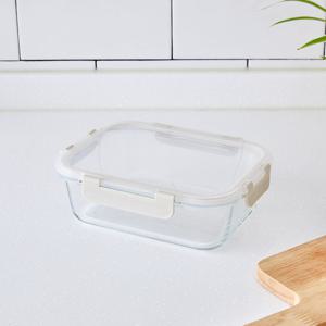 [모던하우스] 완벽분리 오븐용 내열유리 직사각밀폐용기 1000ml