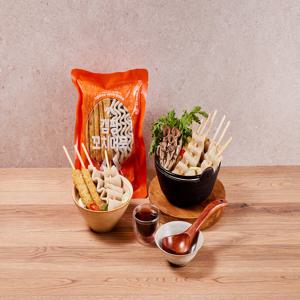 [계맛있닭]캠핑꼬치어묵 460gx1팩 (우리쌀꼬치어묵30gx5개+매콤 가마보꼬바50gx5개+어묵탕용액상소스30gx2개)