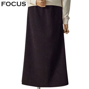 [포커스]속밴딩 인어라인 골지스커트_FW3J7SK0266