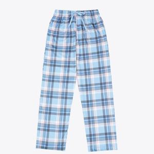 [예스]남여공용)블루 피치기모 체크 파자마 YSWEZ851