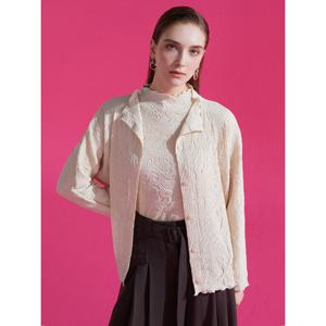 [플리츠미][플리츠미] 플라워 엠보 자켓_HPJKF122001