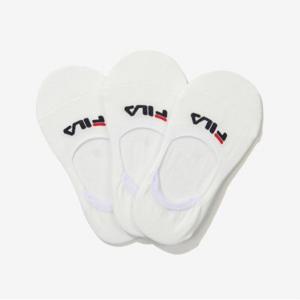 [휠라키즈] 베이직 로고 덧신양말 3매입 (FK3SCG1076X_OWH)