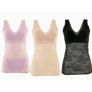 와코루 플라워패턴 몰드 런닝브라팬티WLGC302RT