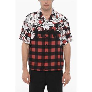 닐바렛 반팔 셔츠 NBV6CM186A V024 026 Bianco Rosso