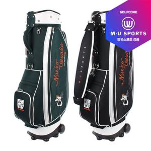 [24년신상]엠유스포츠 투톤캐릭 핸드케리어 휠 캐디백(MUCB2303)