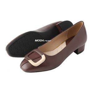 [엘칸토]국민 쿠션 사각장식 편안한 여성구두 펌프스 EWD12XU_GN