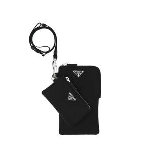 프라다 남성 블랙 나일론 폰 케이스 2TT0912DMI F0002