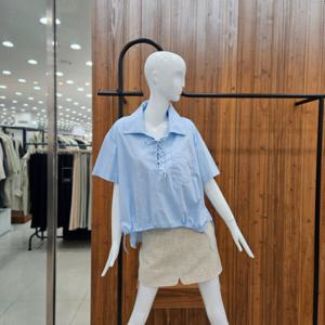 [지컷]지컷 루즈 핏 레이스업블라우스722426000140_DJ