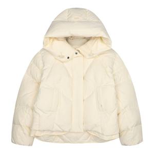 블루테일 AYH4JP02IV아이보리 여아 숏 푸퍼 다운 점퍼