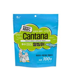 칸타나 동결건조 열빙어 100g 고양이 강아지간식
