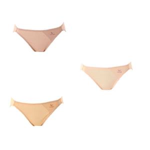 와코루 밑위 낮은 순면 데일리 여성팬티 면팬티 3장 세트WPT4128S