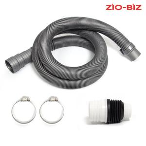 세탁기 배수 호스 연장 교체 세트 1.5M/통돌이 드럼 세탁기 싱크대 배수관 급수 물호스 배관 연결부품