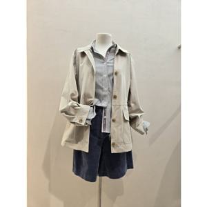 [69%할인]숲 (SB3UJ31) 허리 스트링 야상 점퍼