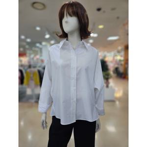 [아날도바시니]가오리 절개 코튼 카라 셔츠 AY05BL24N