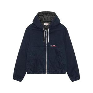스투시 인슐레이티드 캔버스 워크 자켓 네이비 115716