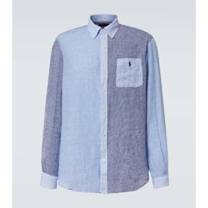 폴로 랄프로렌 패치워크 리넨 셔츠 P01051878