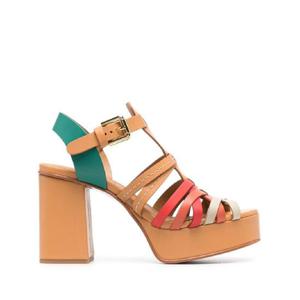 25 FW 씨바이끌로에 가죽 핍토 샌들 100mm SB40103A17008 TP432043908