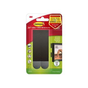 액자부착테잎 3M 코맨드 17217 액자 부착 테이프 XL BLK 4pk