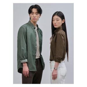 [빈폴멘]남녀공용 컬러 데님 셔츠 - 그린 (BC4764C71M)
