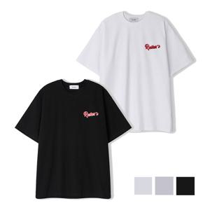 남자 여름 캐주얼 레일리 반팔 티셔츠 RM-TSH-Q093-블랙