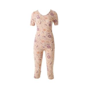 (비너스) 3PCS 번아웃 모달소재 여성 반팔런닝+민소매런닝+7부속바지-VLG6052RAM