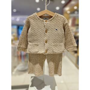 블루독베이비[hu]25.FW신상 (BE)블루독코지상하세트 45A13-610-12 상하복 가을겨울 정장 니트상하복 외출